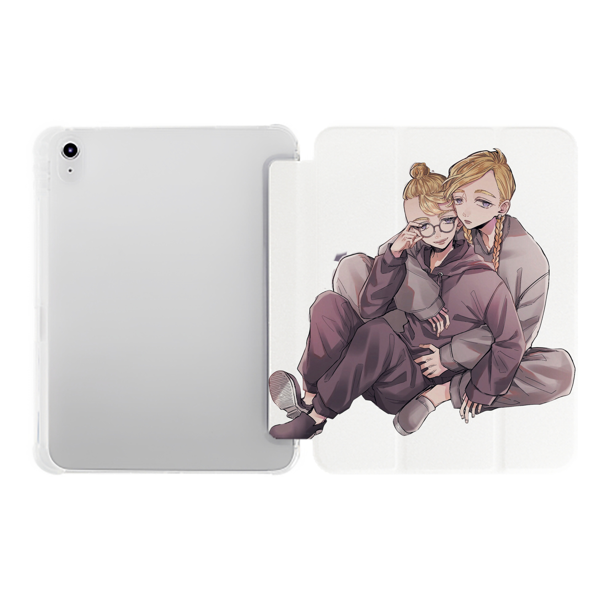 （画像用） 東京リベンジャーズ Tokyo Revengers IPad ケース ペン収納付き 三つ折りスタンド PUレザー×シリコン 対応機種9.5/10.5/10.9インチ